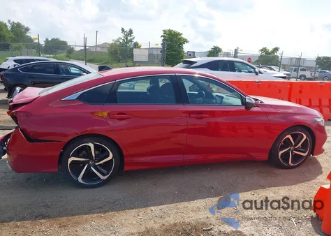 2021 Honda Accord Sport из США, поврежденный, VIN 1HGCV1F30MA079872